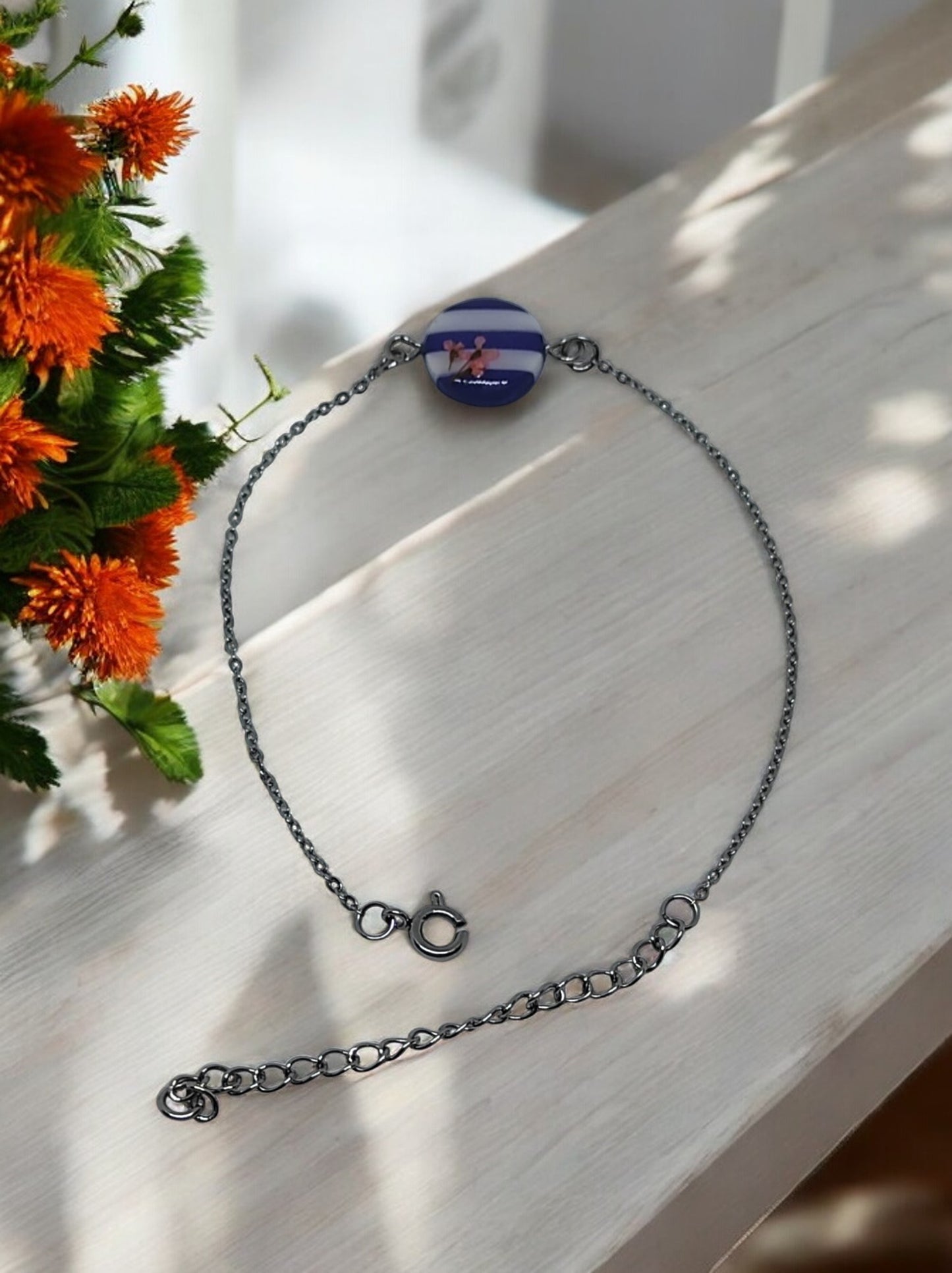 Bracelet Ma Jolie Marinière en Fleurs