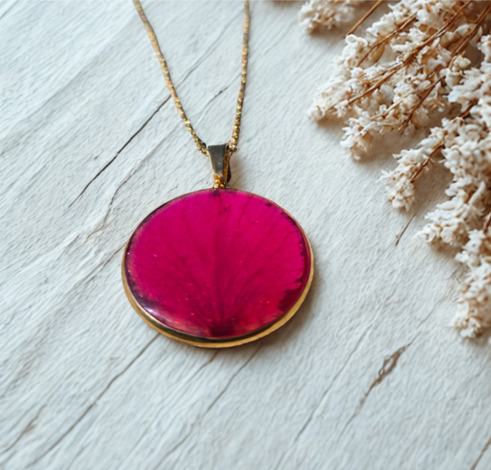 Collier Rose PoétIque