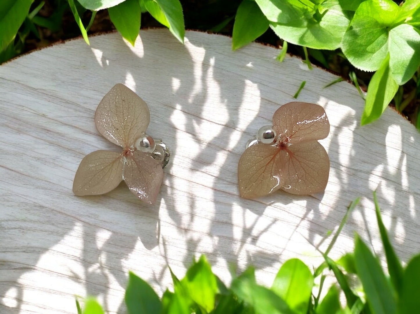 Clous d'oreilles Hydrangea