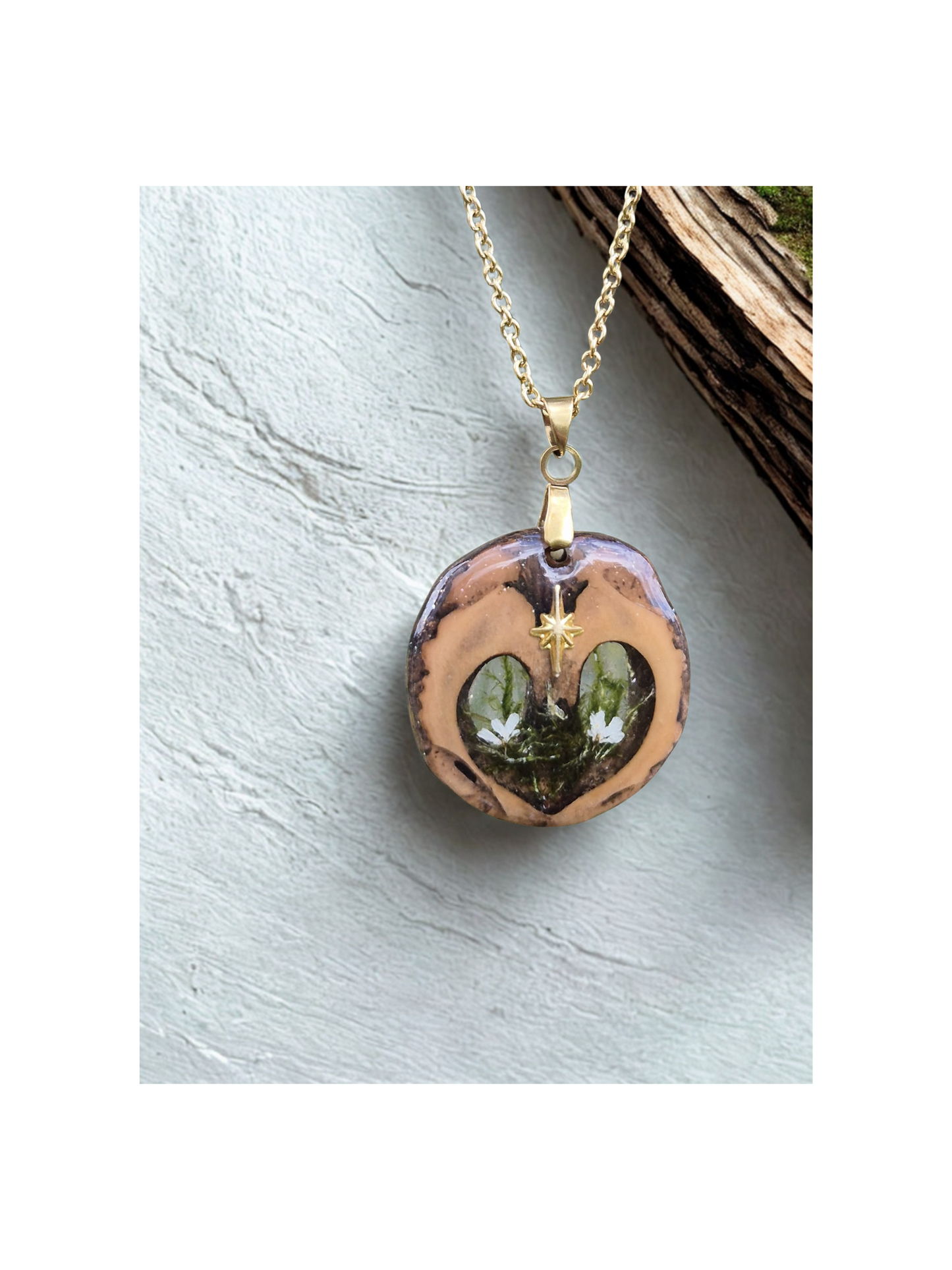 Collier Coeur de Forêt