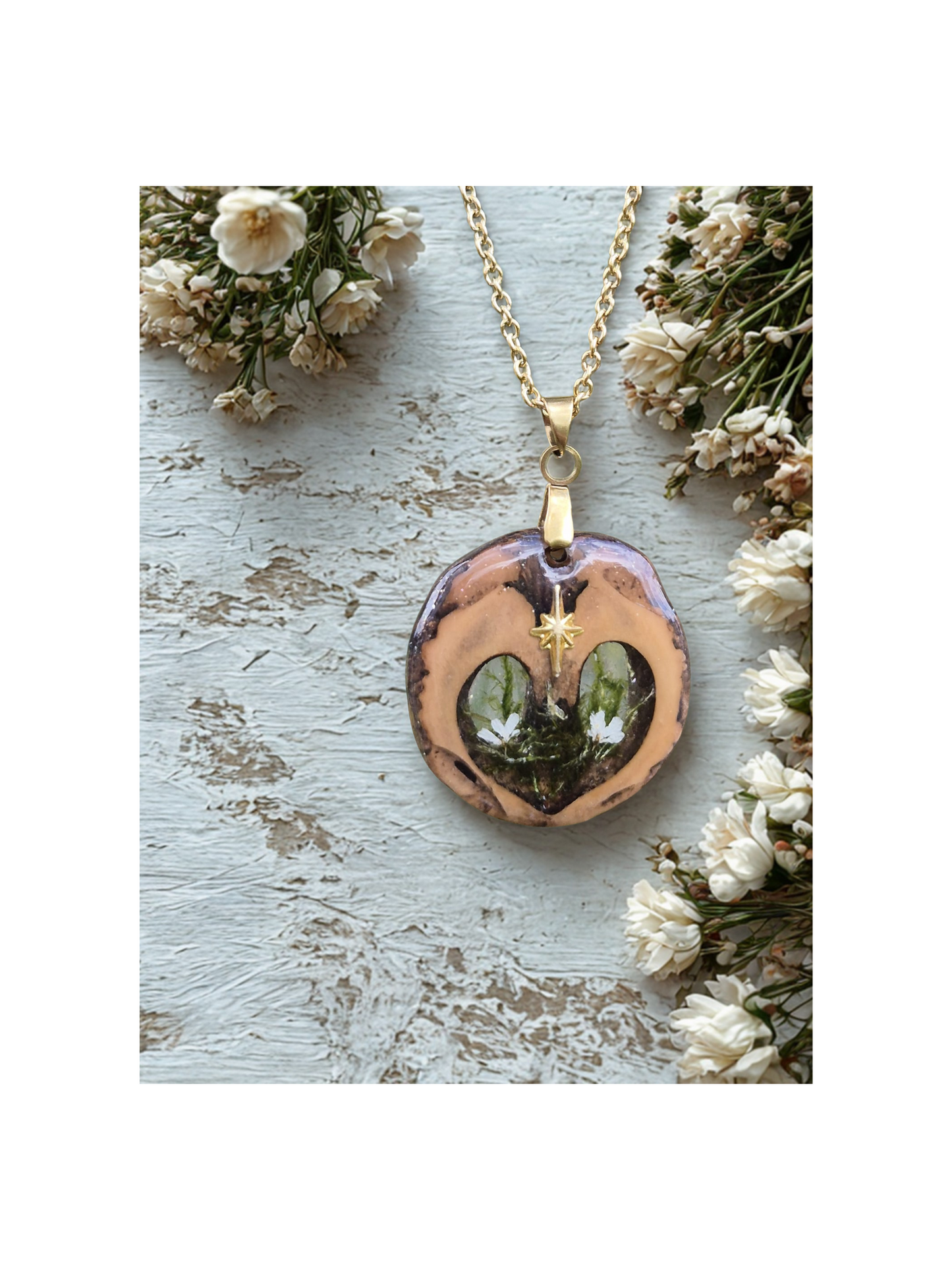 Collier Coeur de Forêt