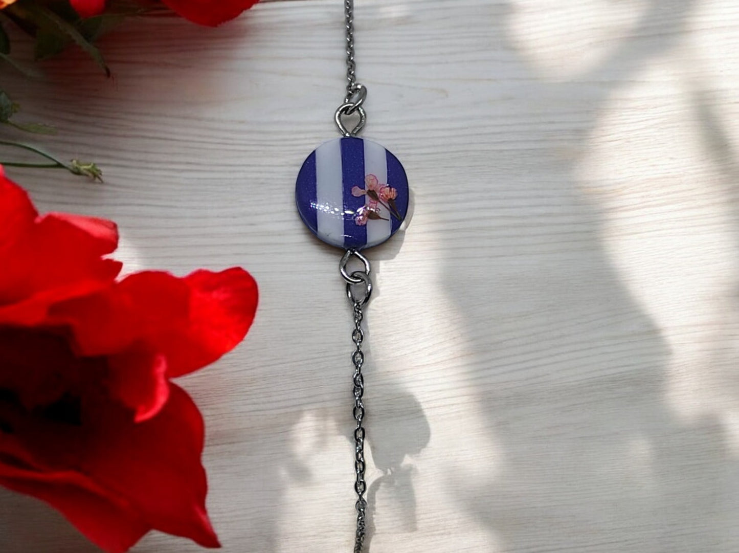 Bracelet Ma Jolie Marinière en Fleurs
