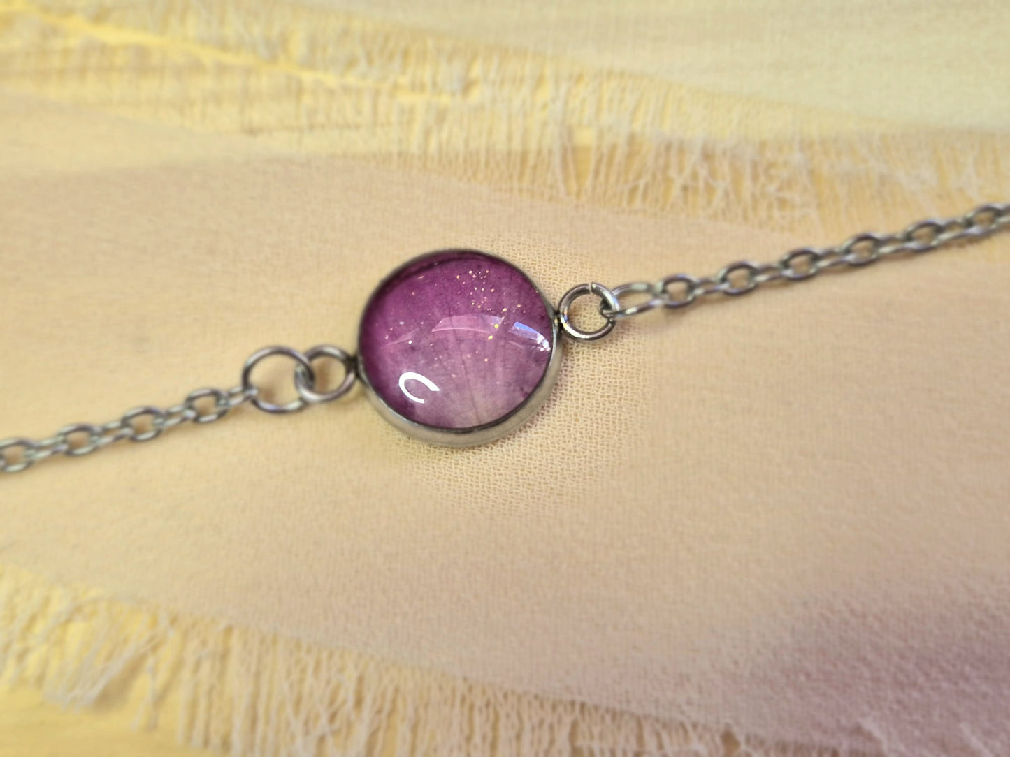 Bracelet Botanique - Pétale de Rose