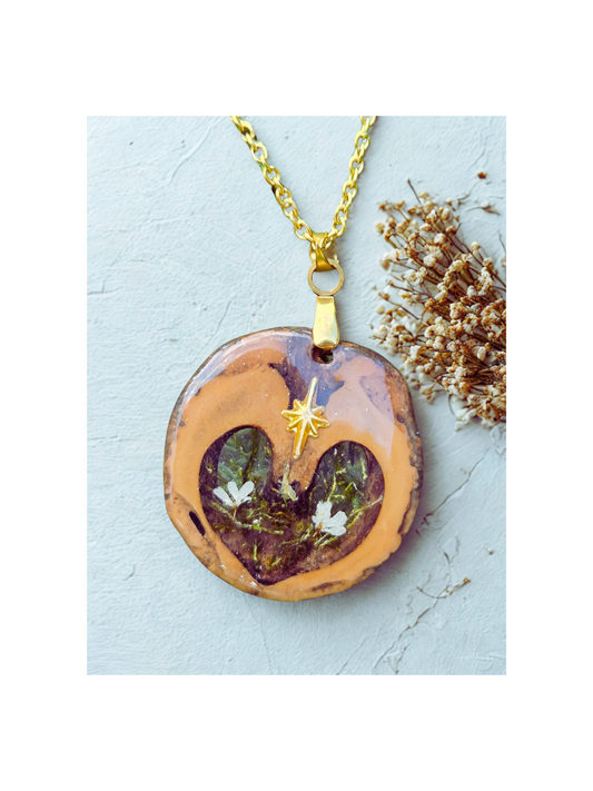 Collier Coeur de Forêt